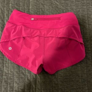 Lululemon speed up shorts size 0. 2.5” inseam